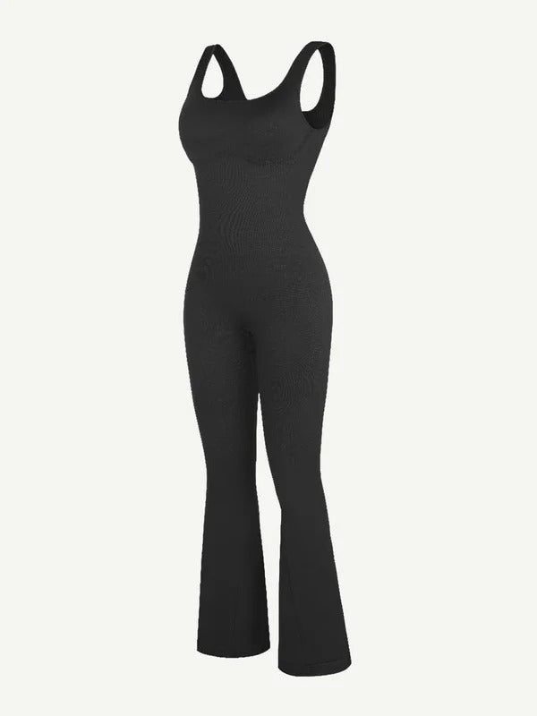 BODYSUIT WITH FLARE PANTS
