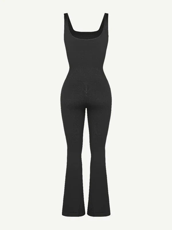 BODYSUIT WITH FLARE PANTS
