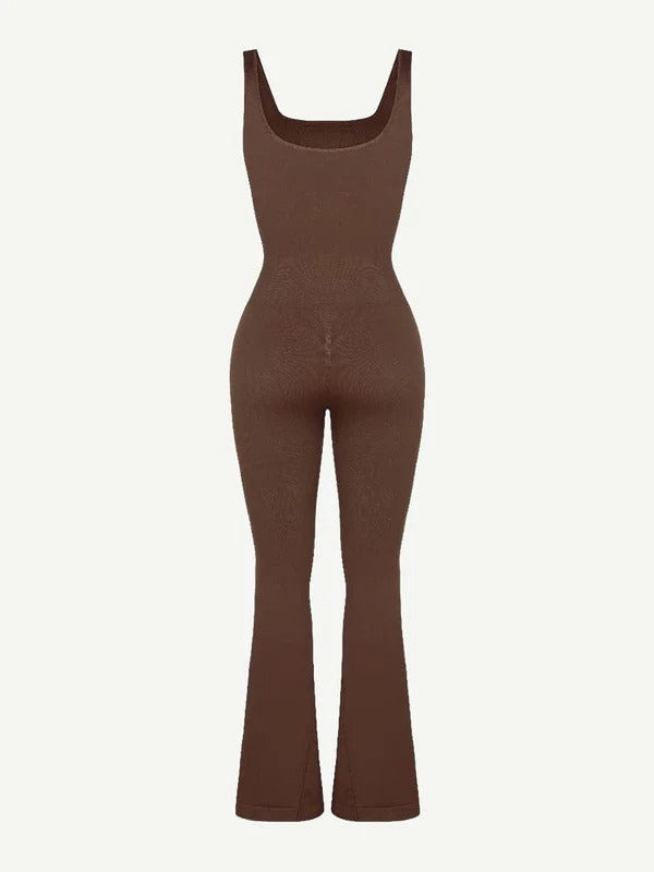 BODYSUIT WITH FLARE PANTS