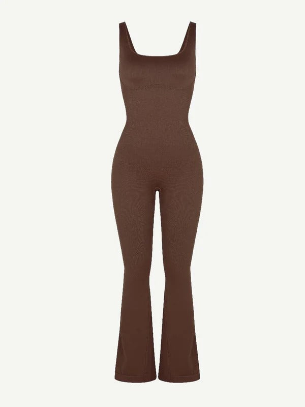 BODYSUIT WITH FLARE PANTS