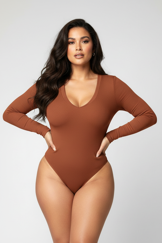 LONG SLEEVE WAIST SHAPING